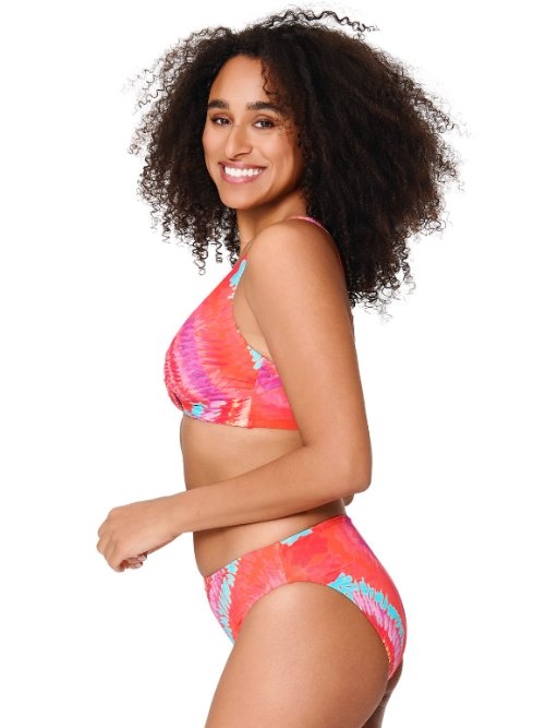 LingaDore Beach Beach Vibes Only coral bikini brief