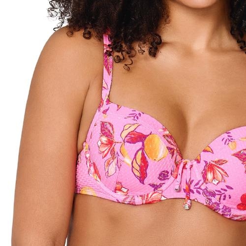 LingaDore Beach Pink Paradise pink padded bikini bra