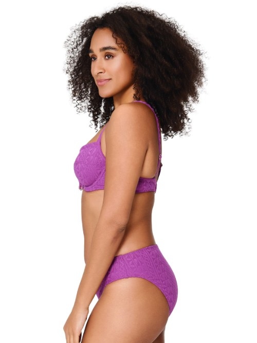 LingaDore Beach Purple Pulse purple soft-cup bikini bra