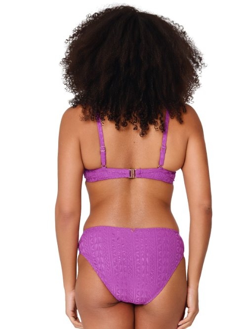LingaDore Beach Purple Pulse purple soft-cup bikini bra