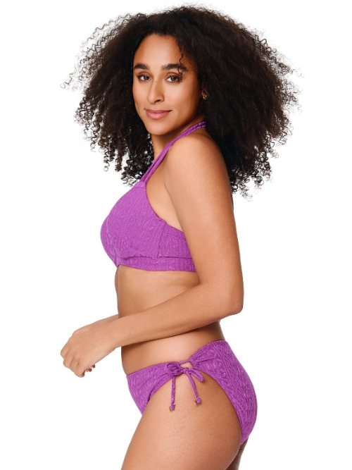 LingaDore Beach Purple Pulse purple padded bikini bra