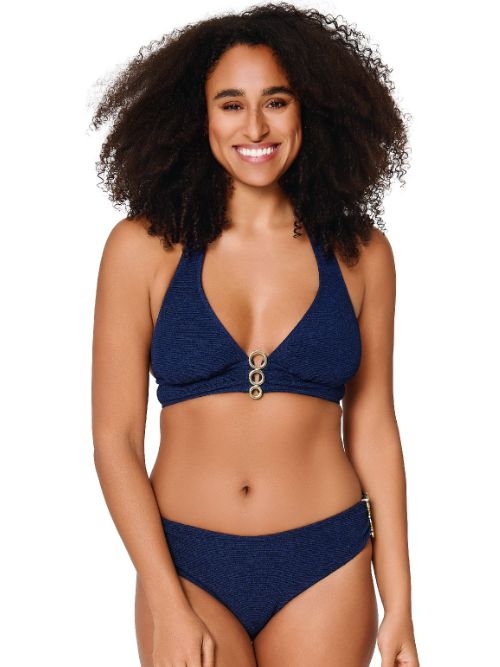 LingaDore Beach A Touch Of Gold navy blue set