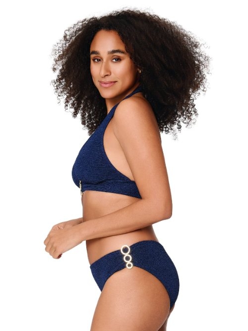 LingaDore Beach A Touch Of Gold navy blue set