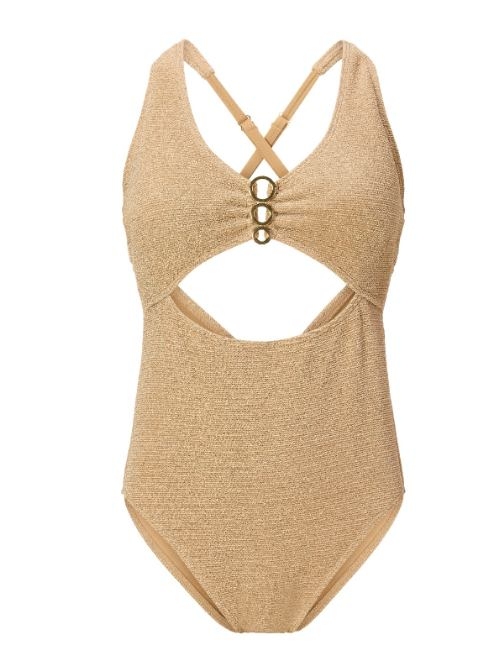 LingaDore Beach A Touch Of Gold gold bathingsuit