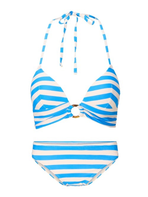 LingaDore Beach Summer Stripes white/blue set