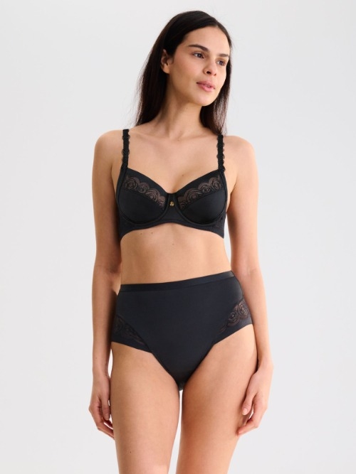 Lisca Ruby black high waist brief