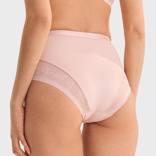 Lisca Ruby pink high waist brief