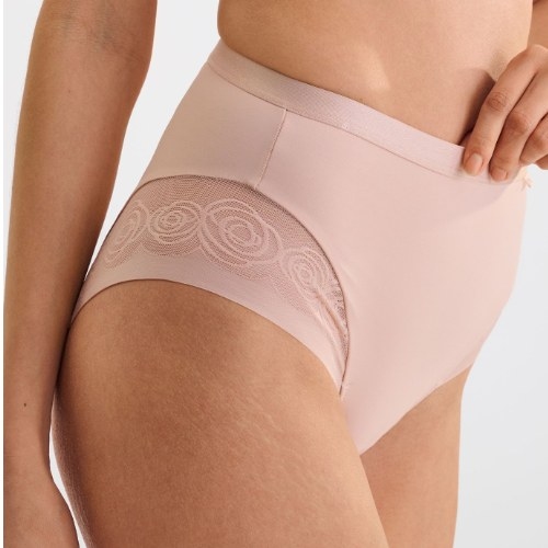 Lisca Ruby pink high waist brief