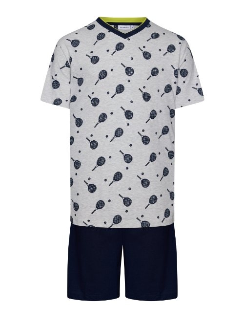 Pastunette Men grey shortama