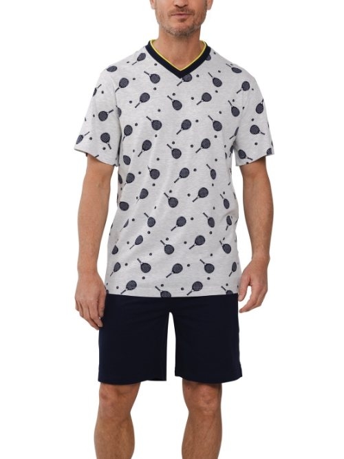 Pastunette Men grey shortama