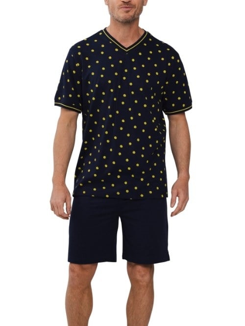Pastunette Men navy blue shortama