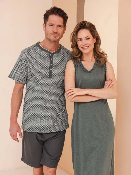 Pastunette Men green shortama