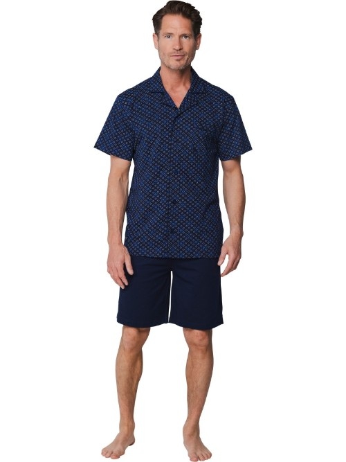 Pastunette Men navy blue shortama