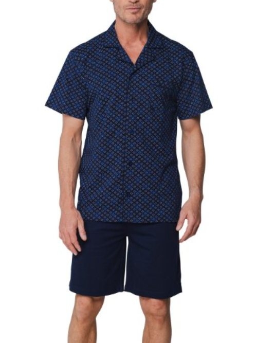 Pastunette Men navy blue shortama