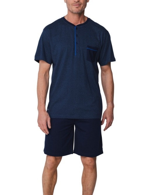 Pastunette Men navy blue shortama