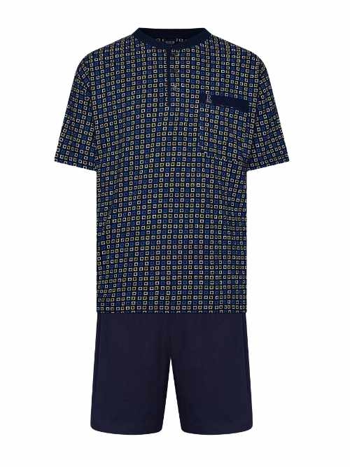 Robson Men navy blue shortama