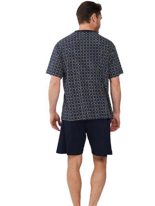 Robson Men navy blue shortama