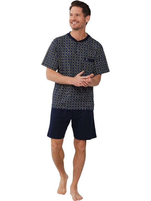 Robson Men navy blue shortama