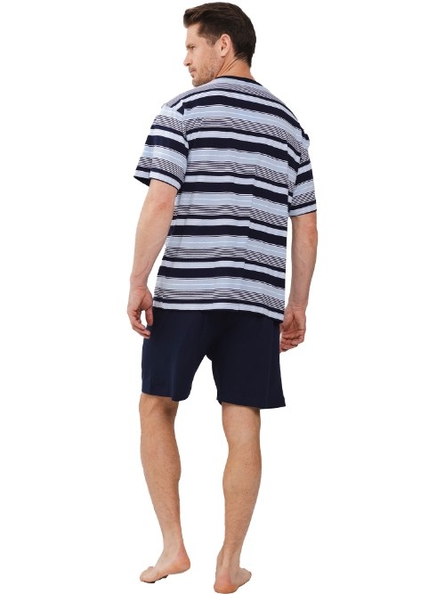 Robson Men navy blue shortama
