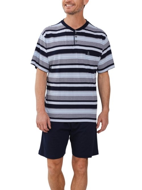Robson Men navy blue shortama