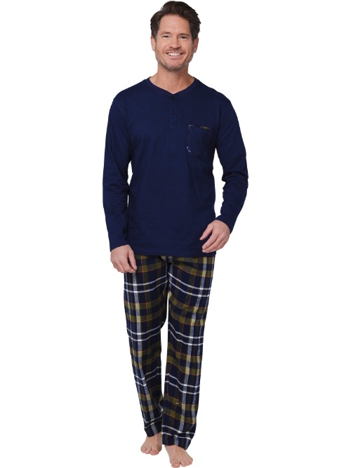 Pastunette Men navy blue pajama