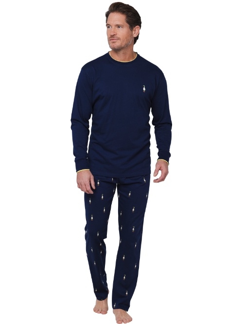 Pastunette Men navy blue pajama