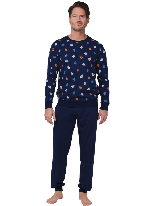 Pastunette Men navy blue pajama