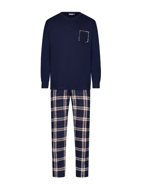 Pastunette Men navy blue pajama