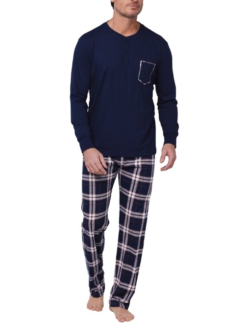 Pastunette Men navy blue pajama