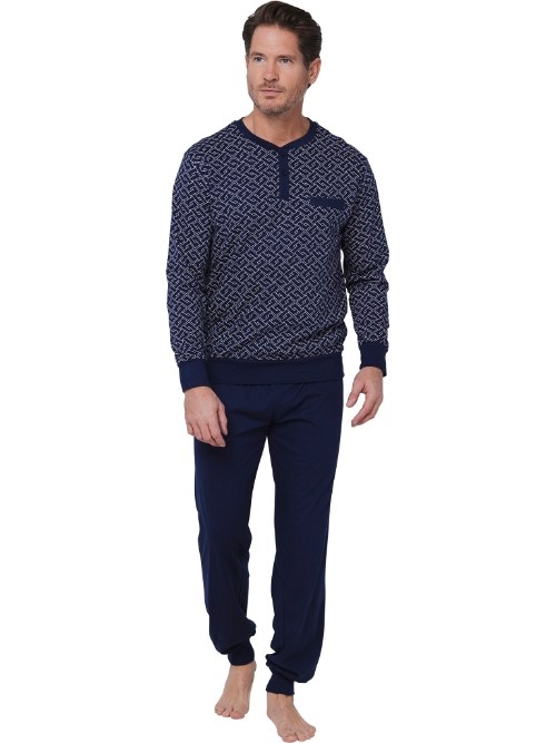 Pastunette Men navy blue pajama