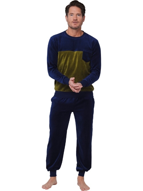 Pastunette Men navy blue pajama