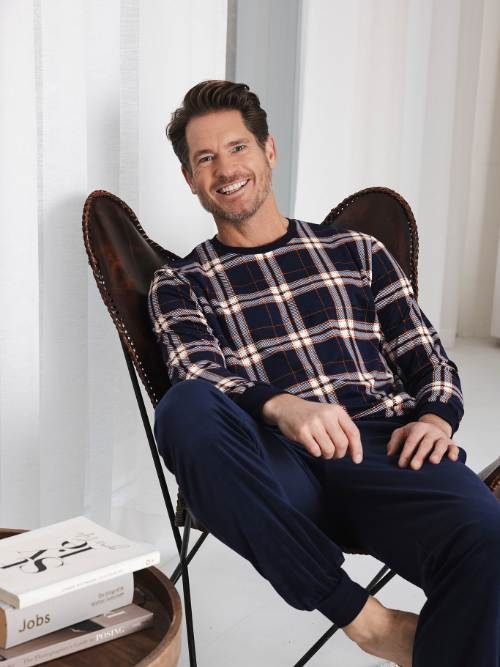 Pastunette Men navy blue pajama
