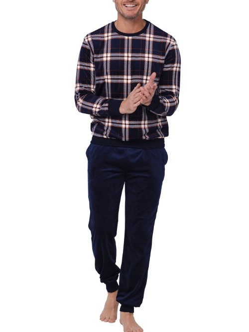 Pastunette Men navy blue pajama