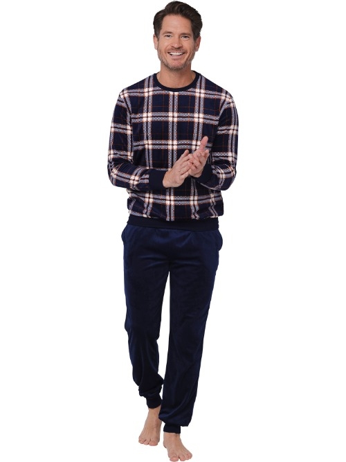 Pastunette Men navy blue pajama