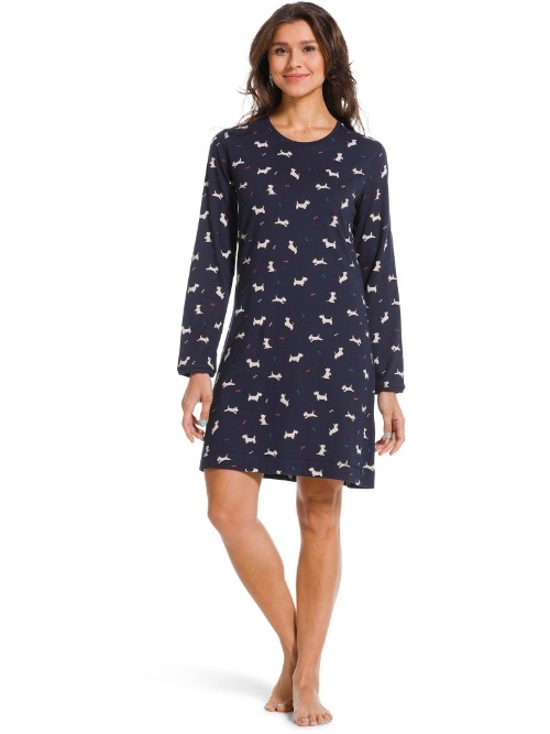 Rebelle Women navy blue nightdress