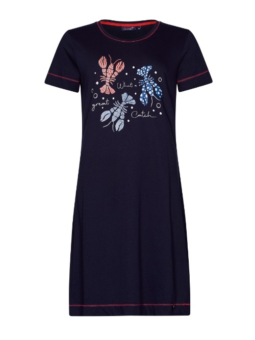 Rebelle Women navy blue nightdress