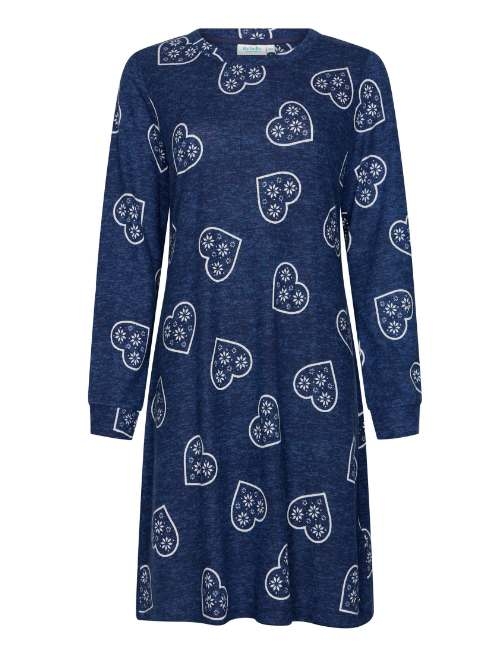 Rebelle Women navy blue nightdress