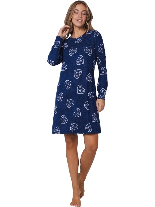Rebelle Women navy blue nightdress