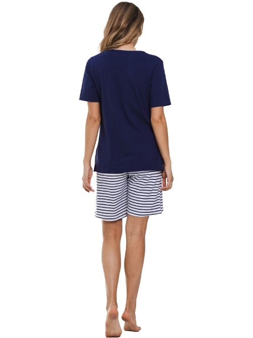 Pastunette Women navy blue shortama