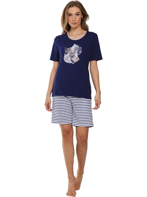 Pastunette Women navy blue shortama