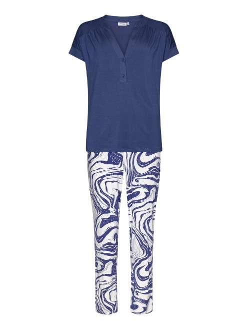 Pastunette Women navy blue pajama