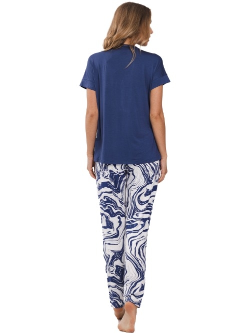 Pastunette Women navy blue pajama