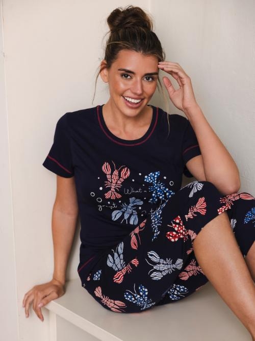 Rebelle Women navy blue pajama