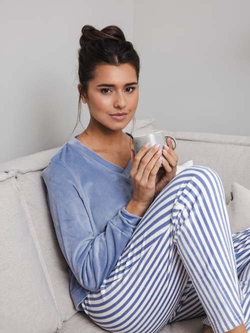 Pastunette Women blue pajama