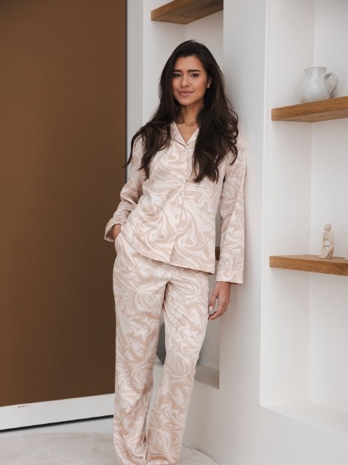 Pastunette Women beige pajama