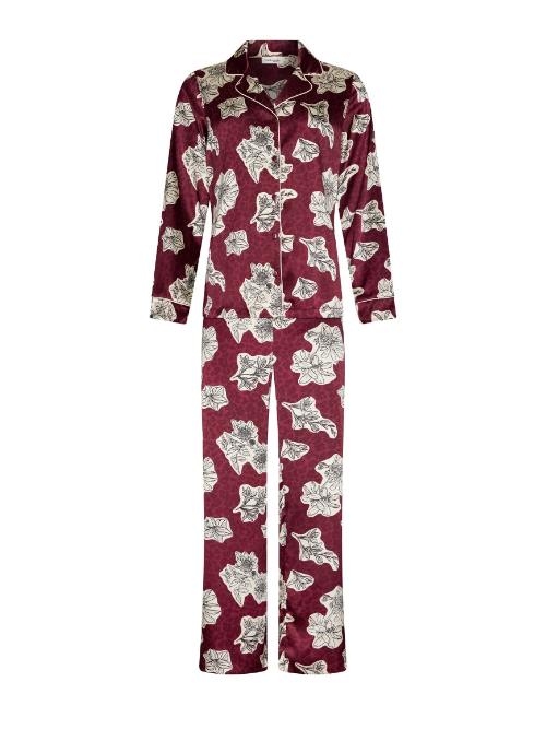 Pastunette Women dark red pajama