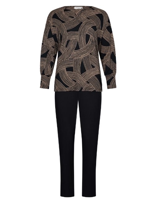 Pastunette Women black pajama