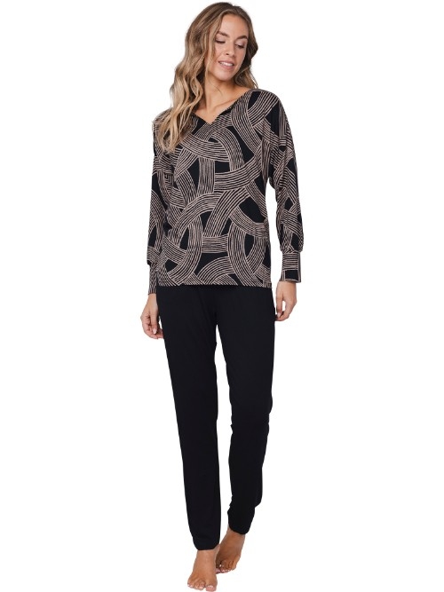 Pastunette Women black pajama