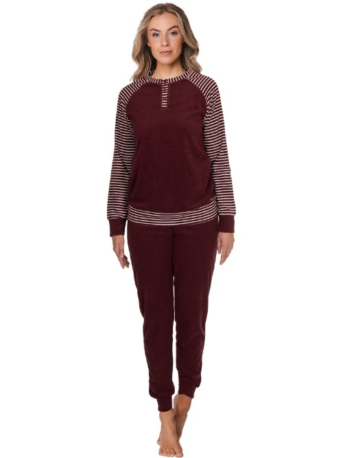 Pastunette Women dark red pajama
