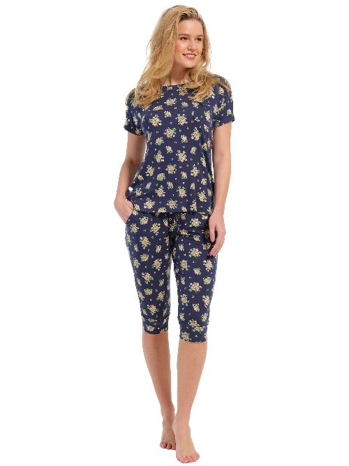 Pastunette Women navy blue pyjama pant